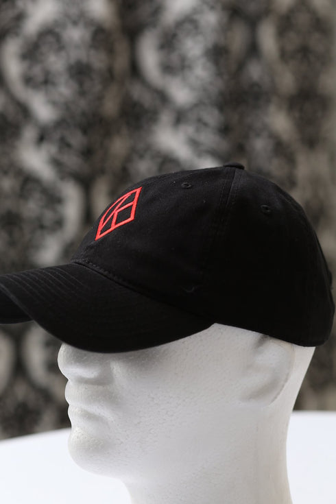 Diamond-K Klassic polo dad cap, black