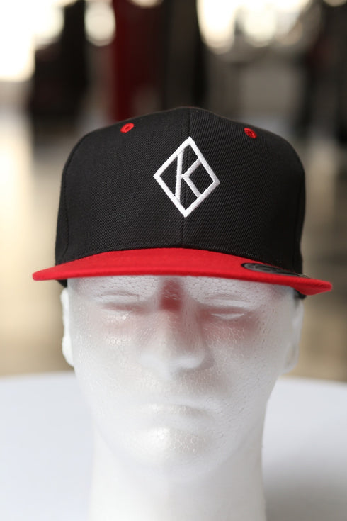 Diamond-K Klassic snapback, black/red