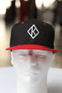 Diamond-K Klassic snapback, black/red