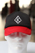 Diamond-K Klassic trucker, red/black