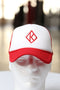 Diamond-K Klassic trucker, red/white