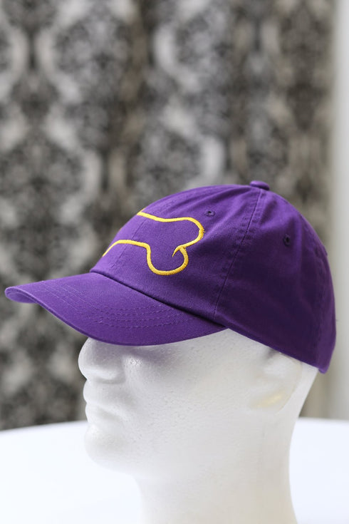 Dawg Bone polo dad cap, purple