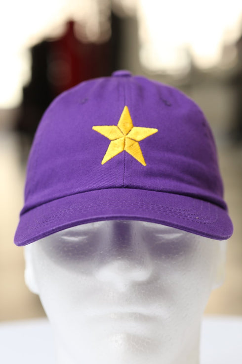 Star Dawg polo dad cap, purple