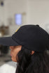 Frenchie Poodle polo dad cap, black