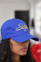 Lady Of Sigma polo dad cap, blue