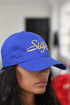 Lady Of Sigma polo dad cap, blue