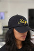 Lady Of Sigma polo dad cap, black