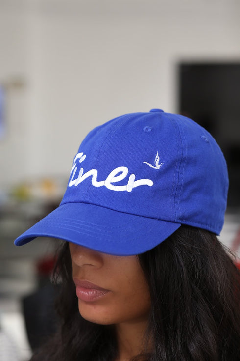 Finer polo dad cap, blue