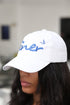 Finer polo dad cap, white