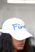 Finer polo dad cap, white