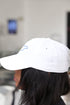 Dove of Peace polo dad cap, white