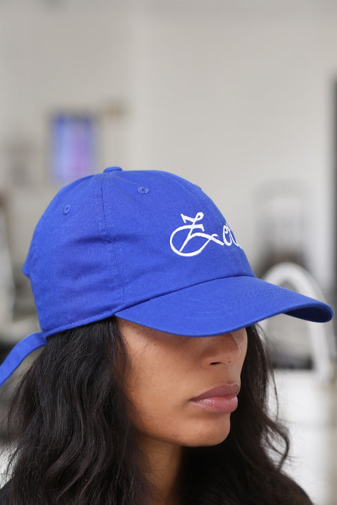 Soror Zeta polo dad cap, blue
