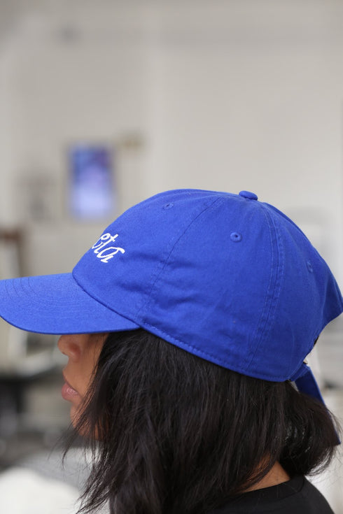 Soror Zeta polo dad cap, blue