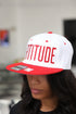 FORTITUDE snapback, white/red