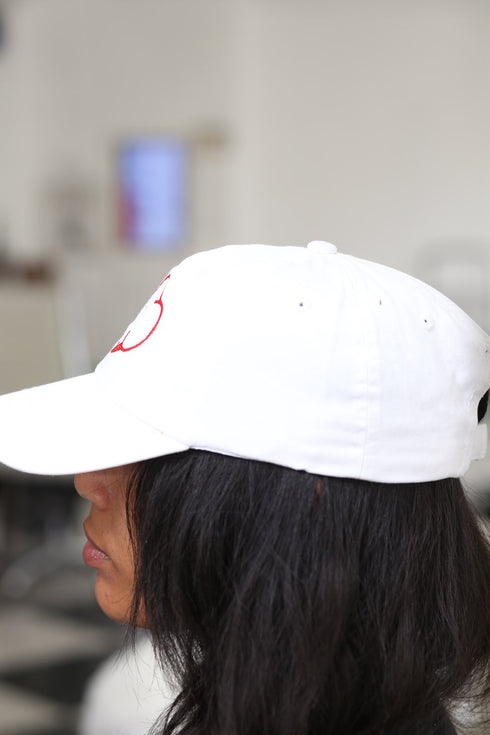 Trunks Up polo dad cap, white