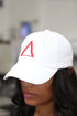 ∆ polo dad cap, white