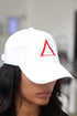 ∆ polo dad cap, white