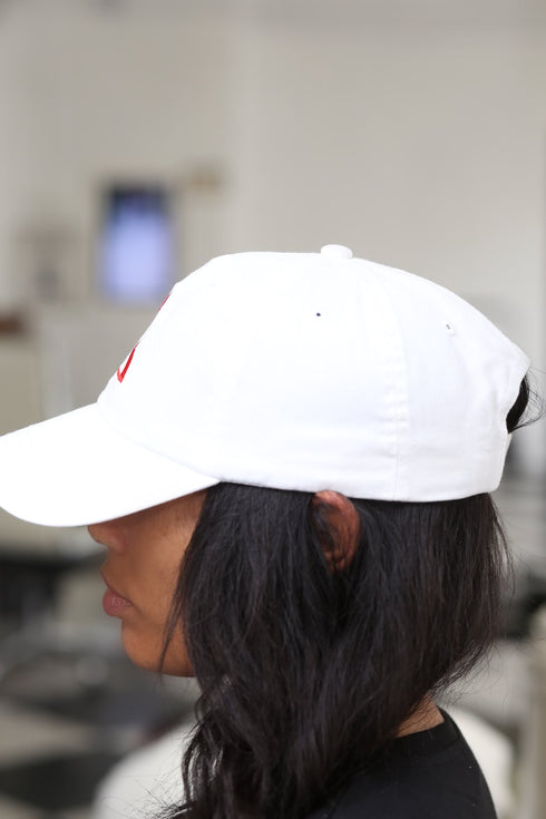 ∆ polo dad cap, white