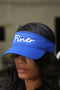Finer visor, blue