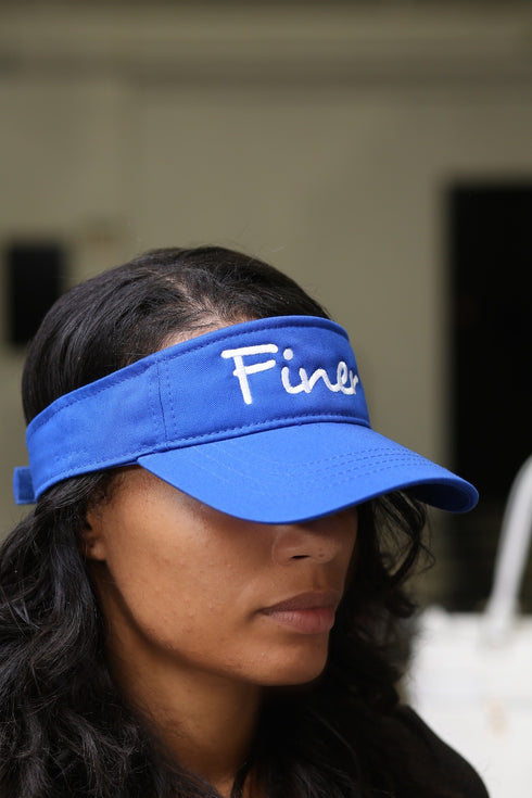Finer visor, blue