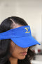 Σ visor, blue/gold