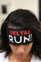 DELTAS RUN bondYband Headband extra-wide, black