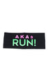 AKAs RUN bondYband Headband extra-wide, black