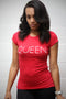 Queen Red workout tee