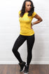 Queen Gold workout tee