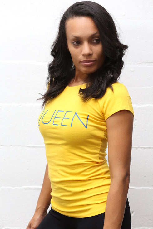 Queen Gold workout tee