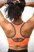 Pain & Pleasure sports bra, orange