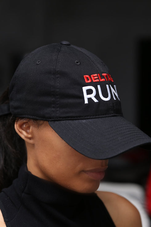 Deltas RUN polo dad cap, black