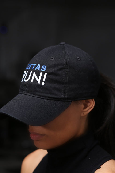 Zetas RUN polo dad cap, black
