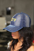 My ΣΓΡ Jeans polo dad cap, dark denim