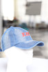My ΚΑΨ Jeans polo dad cap, light denim