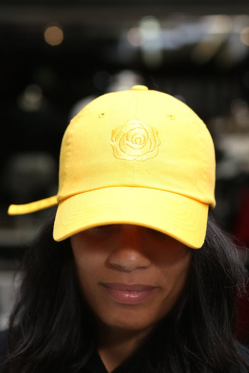 Golden Girl polo dad cap, gold