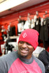 Diamond-K Klassic skullie beanie, red