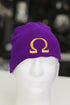 Ω skullie beanie, purple