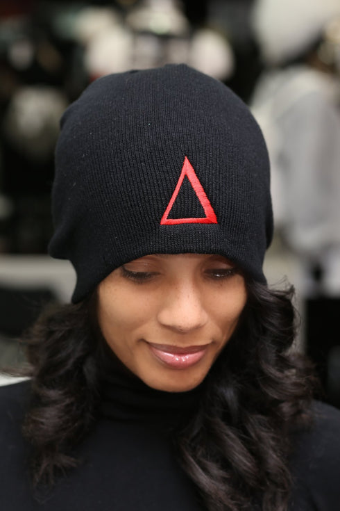 ∆ skullie beanie, black