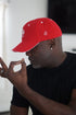 Monogrammed Sport ΚΑΨ cap, red/white