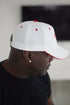 Monogrammed Sport ΚΑΨ cap, white/red