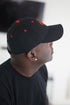 Monogrammed Sport ΚΑΨ cap, black/red