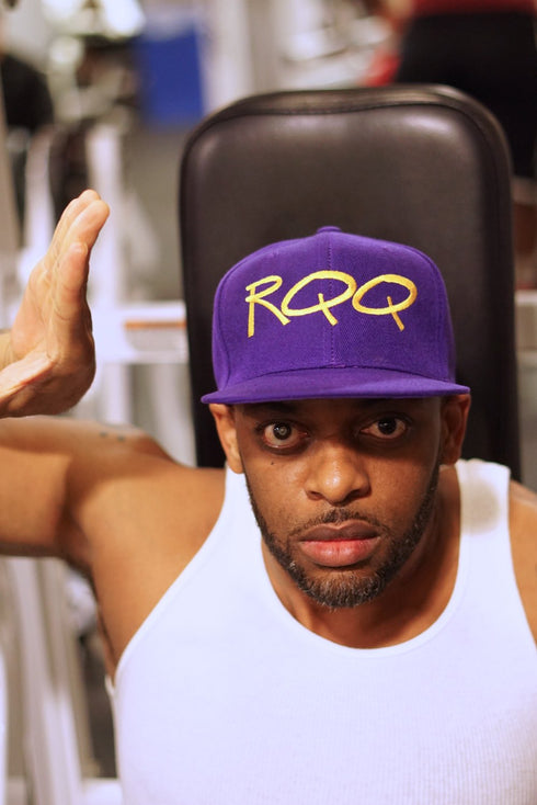 RQQ polo dad cap, purple