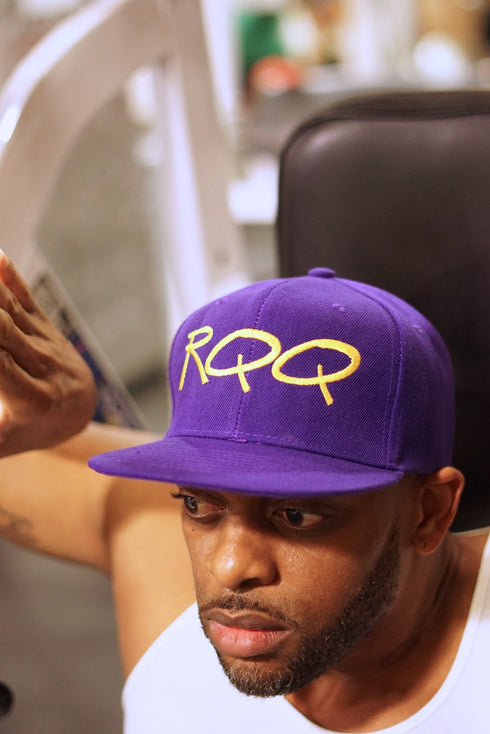 RQQ polo dad cap, purple