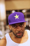 Star Dawg snapback cap, purple
