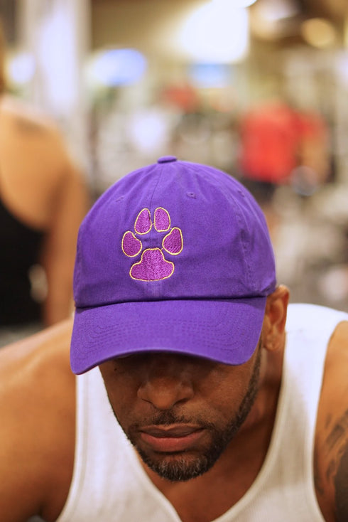 Dawg Pound polo dad cap, purple