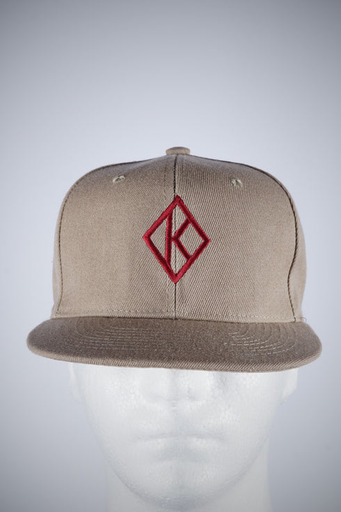 Diamond-K Klassic fitted cap, kream