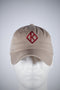 Diamond-K Klassic polo dad cap, kream