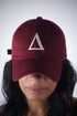 ∆ polo dad cap, crimson