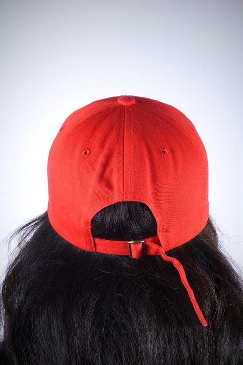 Deltas RUN polo dad cap, red